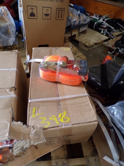 (10) New 2'' x 27'' Ratchet Tie Down Straps