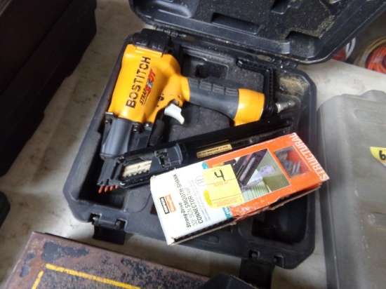 (1) Bostitch Metal Connector Nailer Model MCN150 in Box and (1) Unopened Bo