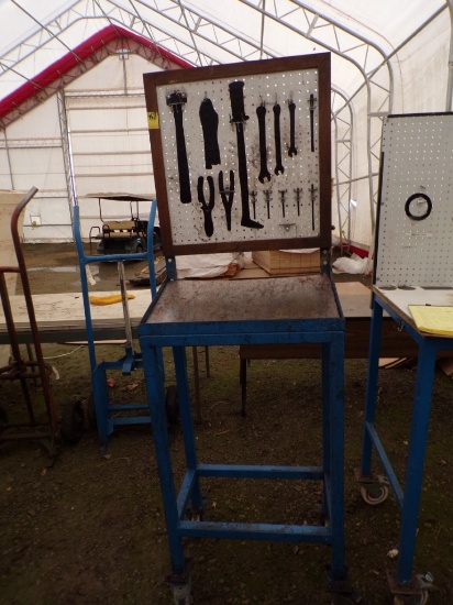 Blue Rolling Tool Shelf