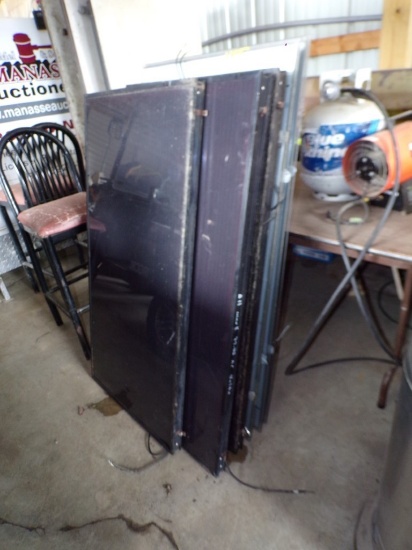 (8) Solar Panels - (5) DAHW 40W, (3) EPV 56W, (2) PANELS ARE CRACKED  ON TH