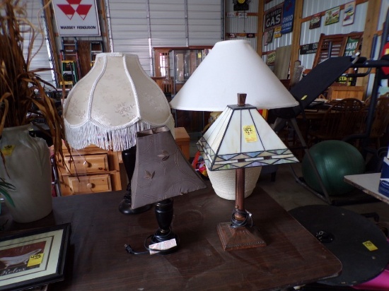 (4) Assort. Table Lamps