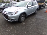 2017 Mitsubishi Outlander SE, 4x4, Silvver, 171,958 Mi, Vin# JA4AZ3A34HZ027