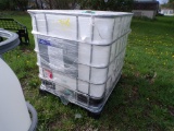 275 Poly Gal. Tank with Metal Cage Used for Food Grade Material