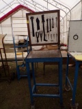 Blue Rolling Tool Shelf