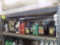 Group of Mixed Fluids on Top Shelf: Oil, Trans. Fluid, Power Steering Fluid