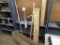 Group of New Trailer Parts: Door Bars Latches, Hub Covers, Air Shock Suppor
