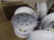 (4) New White 6 Lug Trailer Wheels (4 x Bid Price)