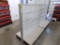 (4) 4' Sections of Single Sided Gondola Shelving, All Peg Board with Hooks,