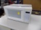 GE Turntable Microwave Oven, White, Clean Inside