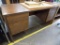 Red Oak Colored 4 Drawer Desk