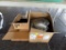 Box of Shop Vac Filters, a Tail Light and Interior Part