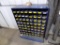 Blue 72 Compartment Hardware Organizer Well Stocked Full of Bolts, Nuts, Wa