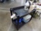 Black 2 Tier Plastic Shop Cart with Cleaning Products