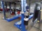 Rotary 4 Post Drive on Lift, 14,000 LB Capacity with Both Center Jacks, Nic