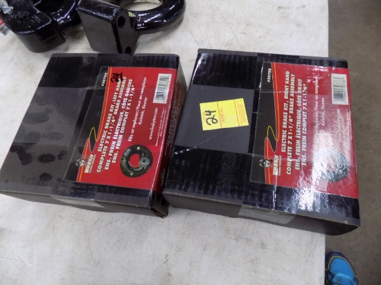 New Trailer Electric Brake Kits: (1) Right and (1) Left