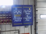 Moog Chassis Parts Wall Cabinet Full of Walve Stems, Bead Sealer and Tire R