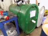 Green 275 Gal. Fuel Tank with Small Amount of SAE 5W20 Motor Oil, TANK ONLY