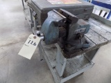 Wilton Bench Vise, 5'' Jaw, Blue