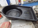 Black Plastic Oil Catch Pan