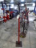 Red Under Lift Adjustable Support Stand