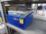 Group of Plastic Organizers, O Rings, Gaskets, Mostly Rings