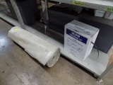 Box of U-Line Plastic Strapping and Roll of Plastic