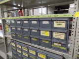 Steel 18 Compartment Organizer with Hose Connectors and Brass Line Fittings