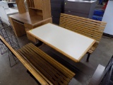 48'' Dining Booth, Double Sided, Nice Shape
