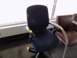 Blue Rolling Office Chair
