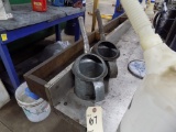 (2) Small Metal 1 Qt. Oil Cans