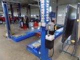 Rotary 4 Post Drive on Lift, 14,000 LB Capacity with Both Center Jacks, Nic
