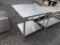 36'' x 30'' Stainless Work Table w/Shelf Underneath (Outside)
