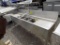 Under-Bar 4-Bay Sink w/Faucet, Drainboard On Each End, 84'' Long, Needs A L