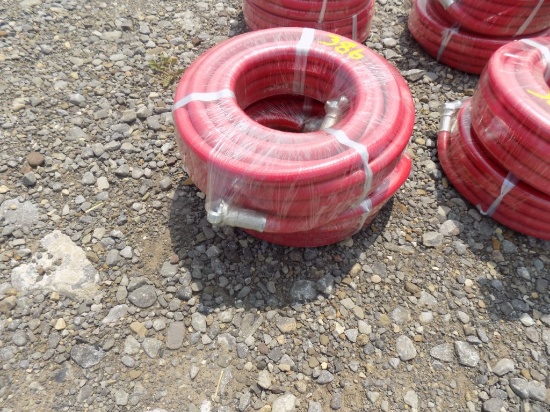 (2) New Heavy Duty Air Hoses for Industrial Compressors
