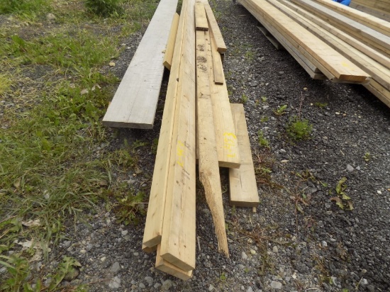 Group Of Assorted Dimensionl Lumber In Back Pile