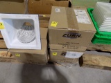 (2) New 12'' x 12'' Cast Iron Sinks