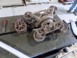 Cloverleaf Unloader, Antique Trolly and an Antique Pulley