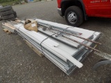 (2)  9' 6'' Garage Doors on a Pallet, Looks Like all the Tracking and Hardw