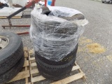 (5) 225/75 R16 Light Truck Tires, Well Worn but will Pass Inspection