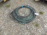 Roll of Black and Green Electrical Wire
