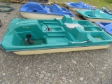 Green Contour 4 Seat Paddle Boat