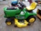 John Deere GX345 Riding Mower w/54'' Deck, 20 HP Kawasaki Engine w/42'' Bel