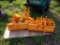 New Mini Excavator Attachment Set- Yellow, Buckets, Rake Ripper, Grapple, H