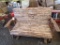 Amish Style Knotty Pine Glider Bench, 60''