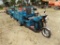 New IRE 13 Electric 3 Wheeled Utility Cart, Blue, Full Lighting, Digital Da