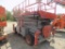 Sky Jack ST9250 Scissor Lift, Dual Fuel, 4 WD, Outriggers, 2855 Hours, 50'
