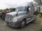 2010 Freightliner Tandem Axle Cascadia Sleeper Truck Tractor, Silver, 13 Sp