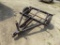 Small Single Axle Trailer Frame with Remannts of Boat Winch and Tongue Jack