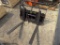 New 30'' Hydraulic Adjustable Pallet Forks for Mini Skid Steer
