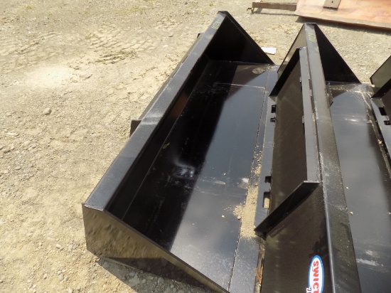 New Swict 84'' Bucket for Skid Steer Loader